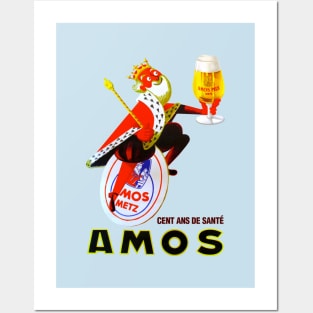 Brasserie Amos Metz Brand Beer Posters and Art